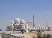 Sheikh Zayed Mosque in AbuDhabi / UAE during the construction