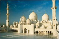 Architectural Model of the Sheikh Zayed Mosque in AbuDhabi / UAE