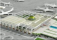 Rendered model of the presidential airport in Abu Dhabi /UAE  -  Room and Building Acoustics & Noise  and Vibration Control