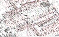 Detail of the EASE model of the new Airport in Doha /Qatar